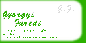 gyorgyi furedi business card